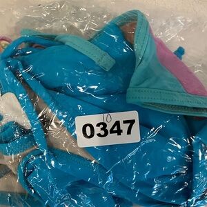 Unlisted Blue and Pink Bikini Set